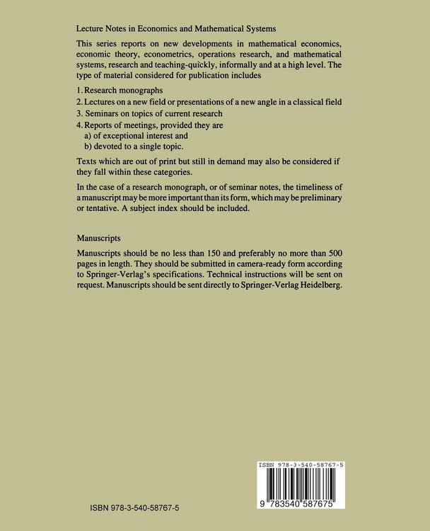 Produktbild: Nonlinear and Convex Analysis in Economic Theory