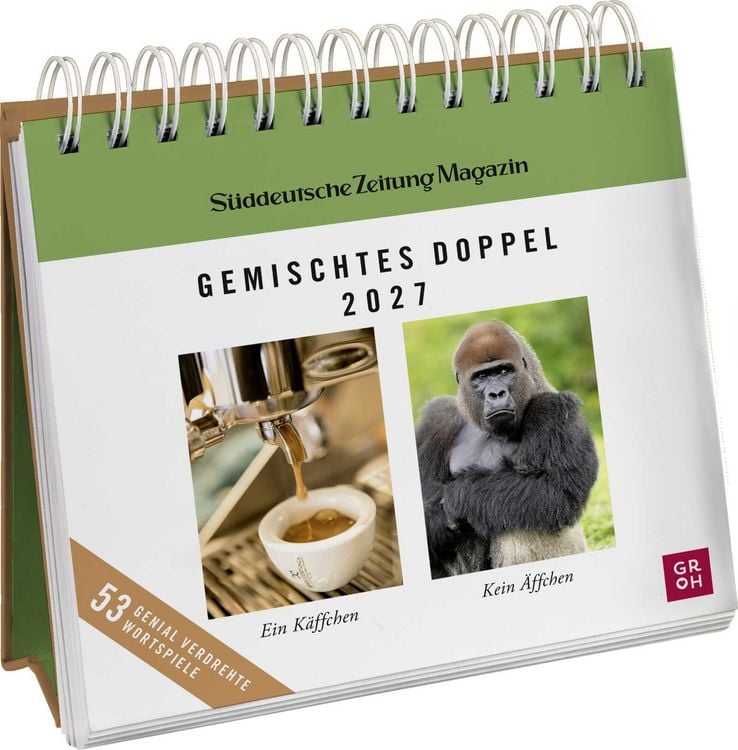 Produktbild: Postkartenkalender 2027: Gemischtes Doppel