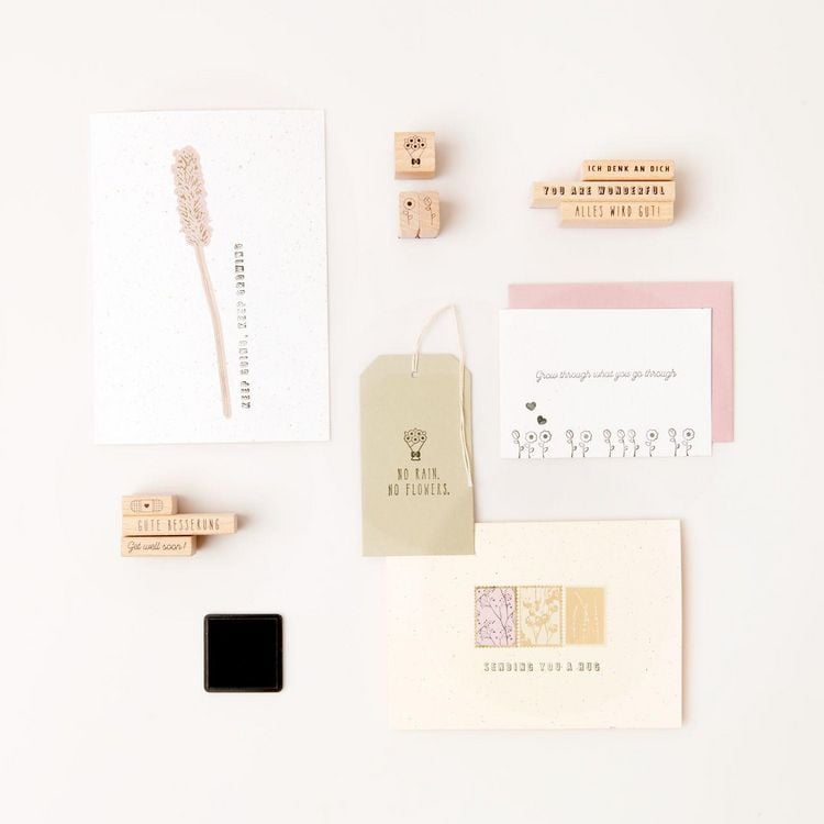 Produktbild: Stempelset In the Meadow, Motivation 100%