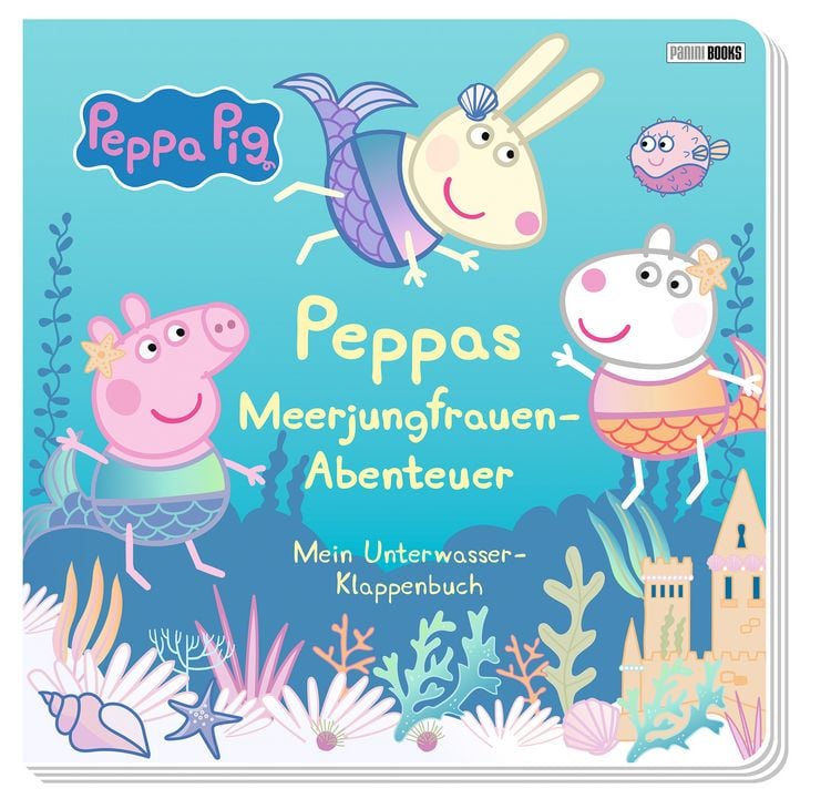 Produktbild: Peppa Pig: Peppas Meerjungfrauen-Abenteuer - Mein Unterwasser-Klappenbuch