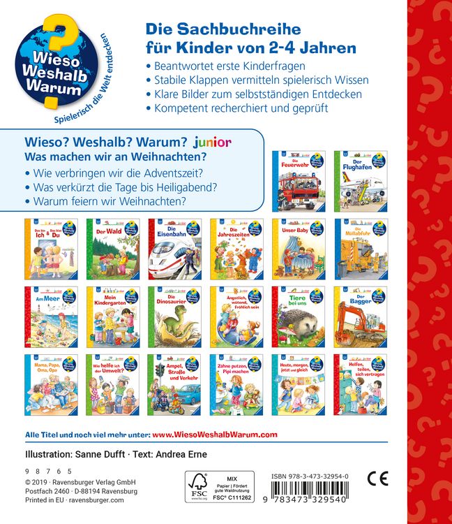 Produktbild: Wieso? Weshalb? Warum? junior (2-4 J.), Band 44 - Was machen wir an Weihnachten?