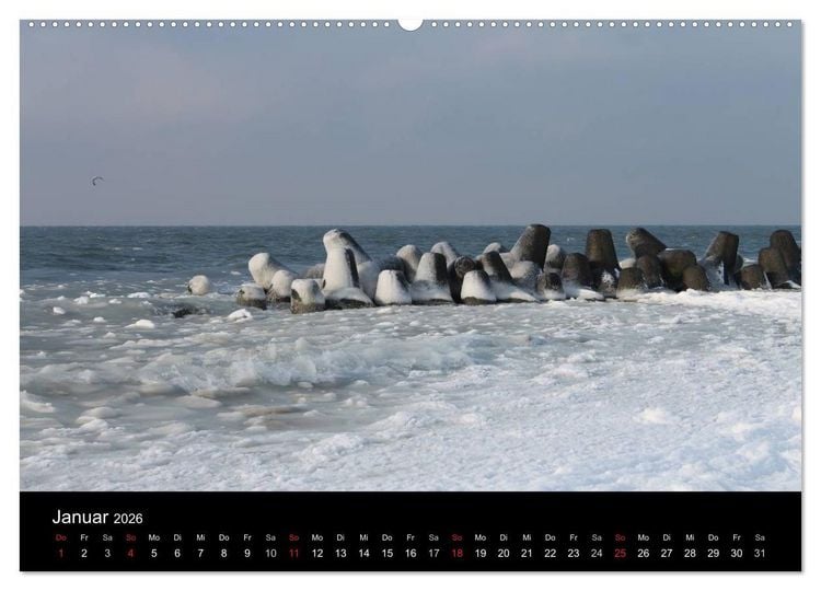 Produktbild: Sylt 2026 (hochwertiger Premium Wandkalender 2026 DIN A2 quer), Kunstdruck in Hochglanz