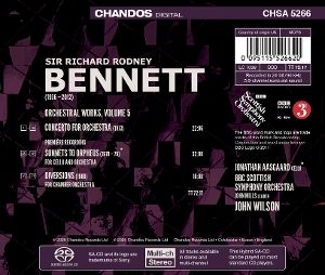 Produktbild: Bennett: Orchesterwerke Vol. 5