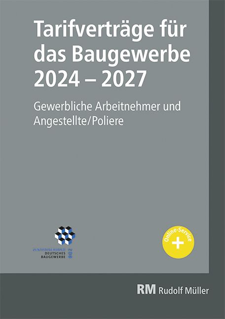 Produktbild: Tarifvertr&auml;ge f&uuml;r das Baugewerbe 2024-2027