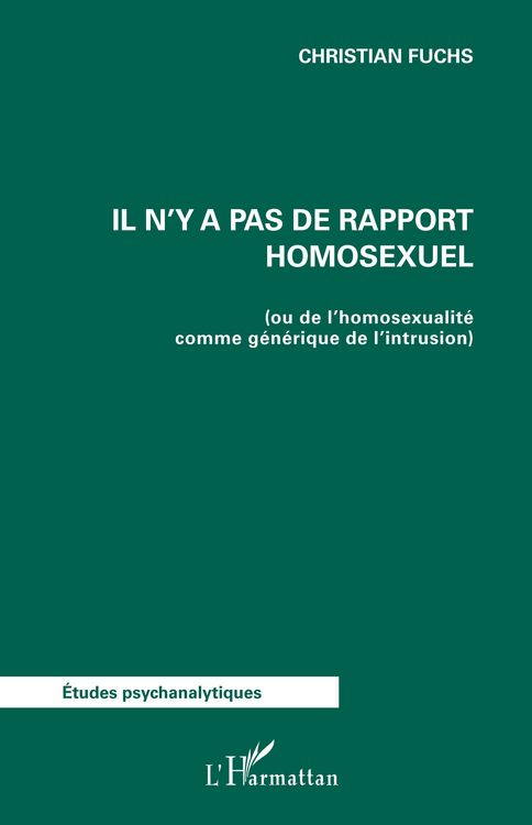 Produktbild: Il n'y a pas de rapport homosexuel