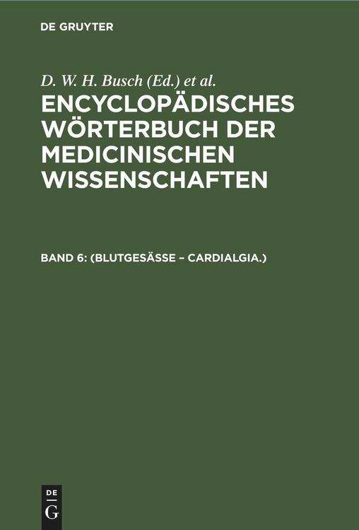 Produktbild: (Blutges&auml;sse - Cardialgia.)