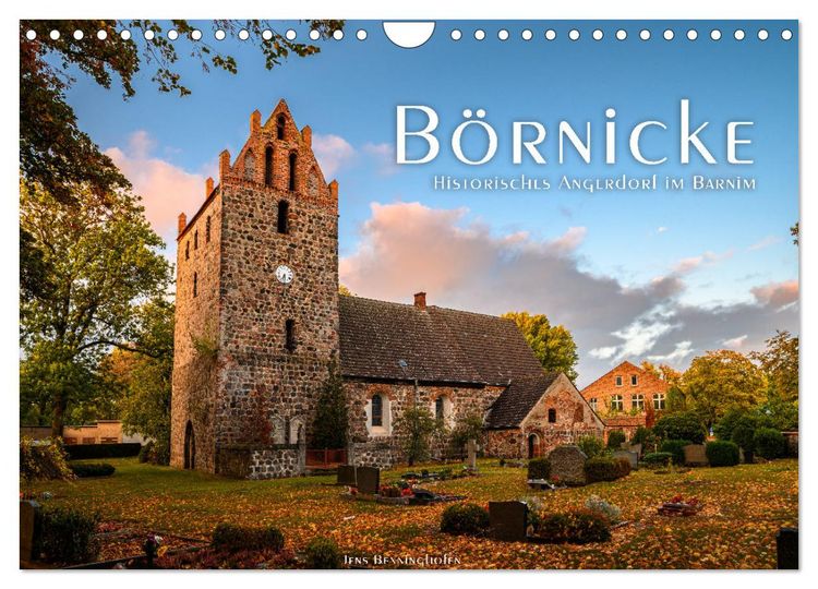 Produktbild: B&ouml;rnicke - Historisches Angerdorf im Barnim (Wandkalender 2026 DIN A4 quer), CALVENDO Monatskalender