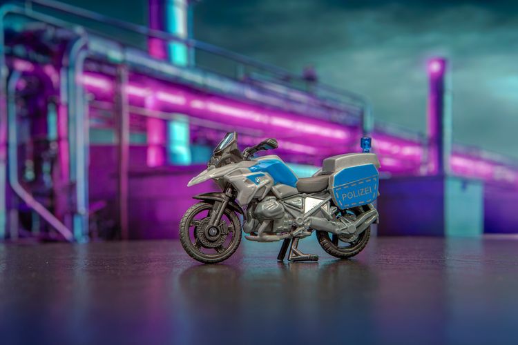 Produktbild: Siku 1551 BMW Polizeimotorrad