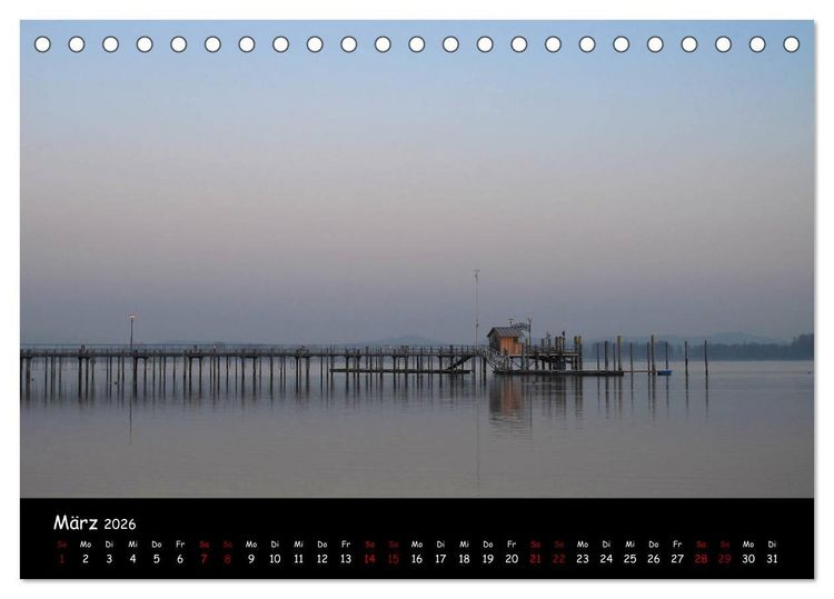 Produktbild: Traumhaft sch&ouml;ner Bodensee (Tischkalender 2026 DIN A5 quer), CALVENDO Monatskalender