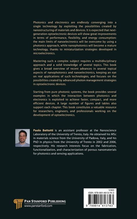 Produktbild: Nanodevices for Photonics and Electronics