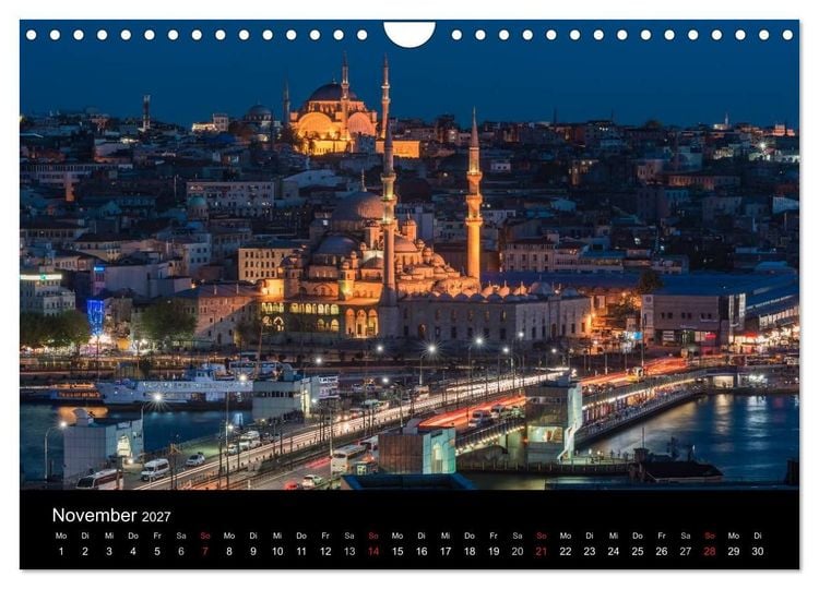 Produktbild: Istanbul - Stadt am Bosporus (Wandkalender 2027 DIN A4 quer), CALVENDO Monatskalender
