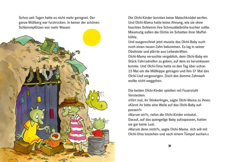 Produktbild: Die Olchis im Land der Dinos