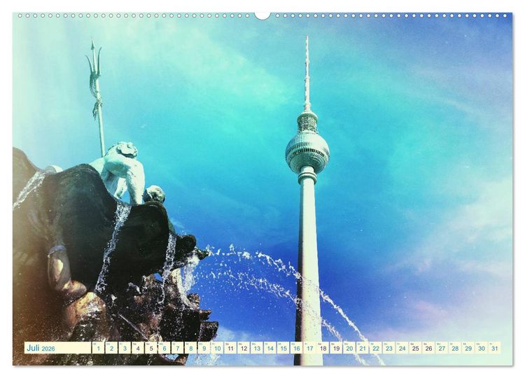 Produktbild: Berlin megacool (Wandkalender 2026 DIN A2 quer), CALVENDO Monatskalender