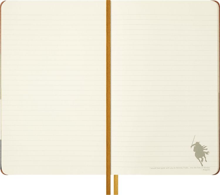 Produktbild: Moleskine Der Herr der Ringe Notizbuch Frodo Sam limitierte Ausgabe, L/A5, liniert, fester Einband, mit Box