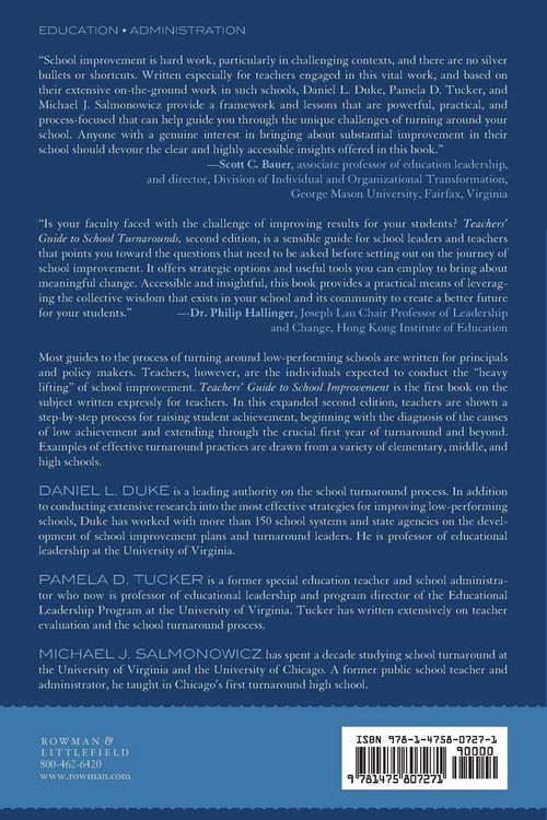 Produktbild: Teachers' Guide to School Turnarounds