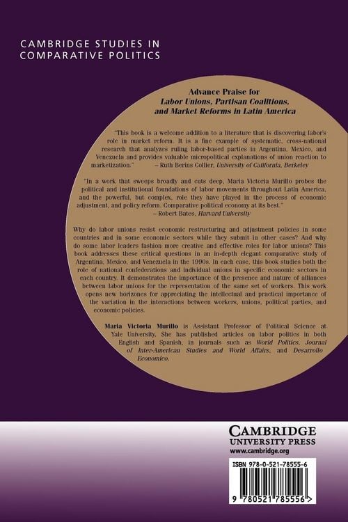 Produktbild: Labor Unions, Partisan Coalitions, and Market Reforms in Latin America