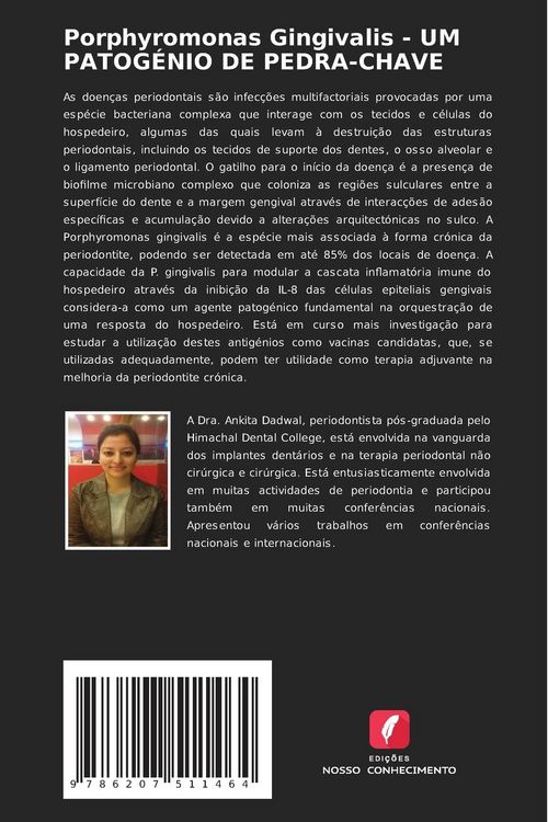 Produktbild: Porphyromonas Gingivalis - UM PATOG&Eacute;NIO DE PEDRA-CHAVE