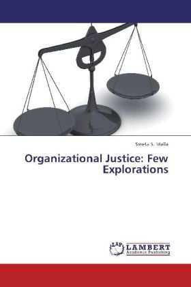Produktbild: Malla, S: Organizational Justice: Few Explorations