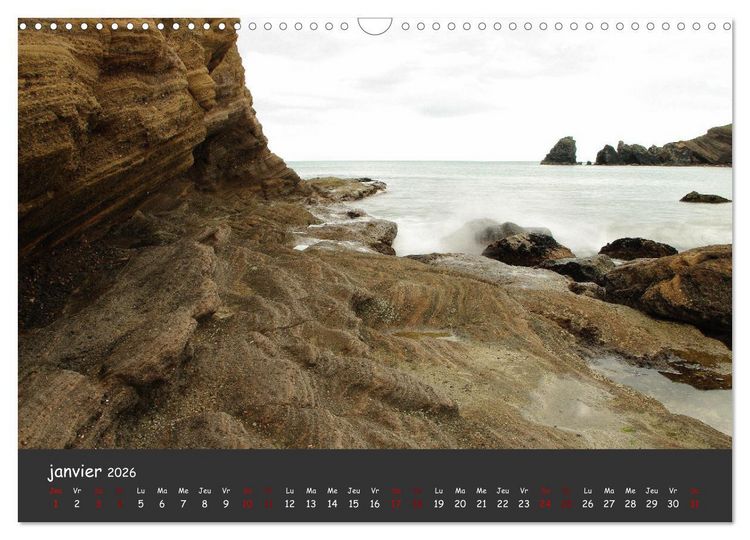 Produktbild: Le Cap d'Agde - Terre volcanique (Calendrier mural 2026 DIN A3 vertical), CALVENDO calendrier mensuel