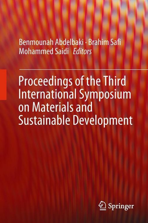 Produktbild: Proceedings of the Third International Symposium on Materials and Sustainable Development