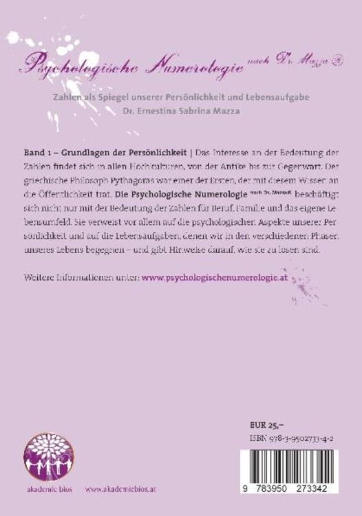 Psychologische Numerologie nach Dr. Mazza ®