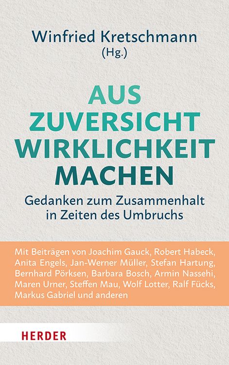Produktbild: Aus Zuversicht Wirklichkeit machen