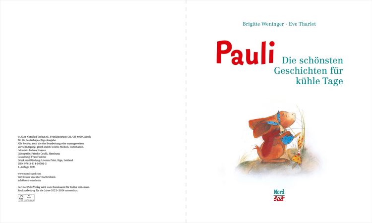 Produktbild: Pauli &ndash; Die sch&ouml;nsten Geschichten f&uuml;r k&uuml;hle Tage