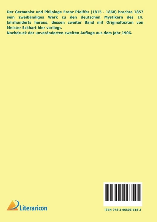 Produktbild: Deutsche Mystiker des vierzehnten Jahrhunderts