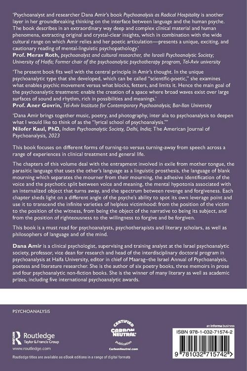 Produktbild: Psychoanalysis as Radical Hospitality