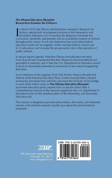 Produktbild: The Obama Education Blueprint