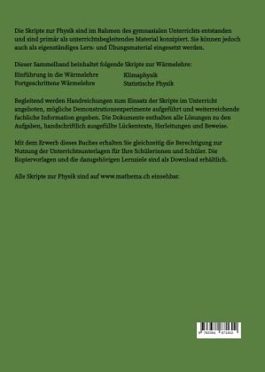 Produktbild: Skripte zur Physik - W&auml;rmelehre