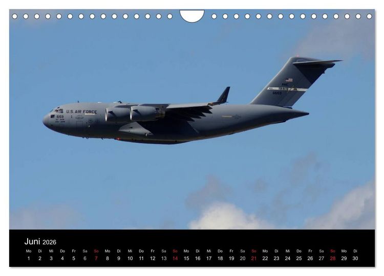 Produktbild: Milit&auml;r - Flugzeuge (Wandkalender 2026 DIN A4 quer), CALVENDO Monatskalender