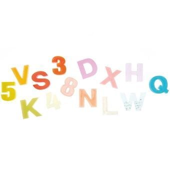 Produktbild: Silikon Gie&szlig;form Alphabet, je 4 cm H&ouml;he / Au&szlig;enma&szlig; Silikonform 35,7 x 19,2 x 0,9 cm