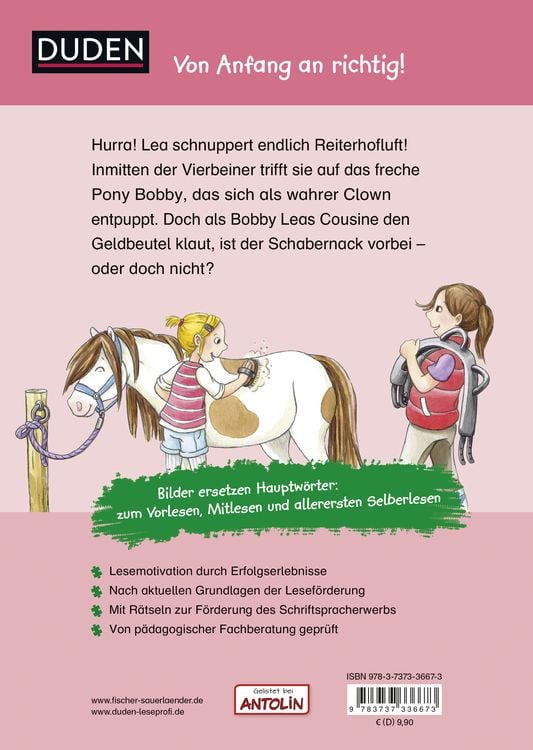 Produktbild: Duden Leseprofi &ndash; Mit Bildern lesen lernen: Ausflug zum Reiterhof, Erstes Lesen