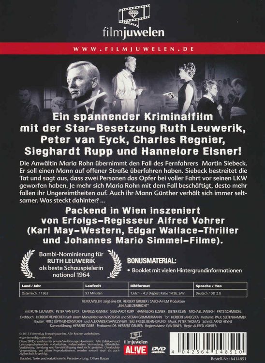 Produktbild: Ein Alibi zerbricht
