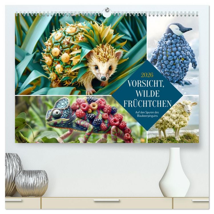 Produktbild: Vorsicht, Wilde Fr&uuml;chtchen (hochwertiger Premium Wandkalender 2026 DIN A2 quer), Kunstdruck in Hochglanz