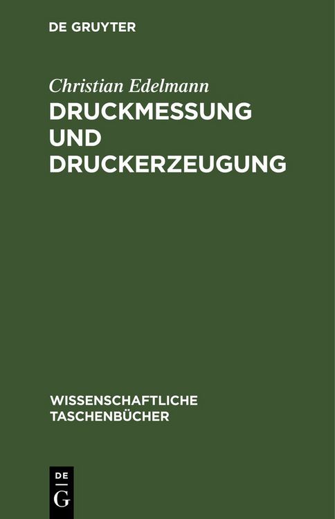 Produktbild: Druckmessung und Druckerzeugung