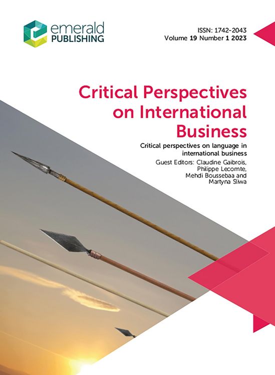 Produktbild: Critical perspectives on the management of multilingualism in IB