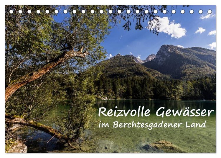 Produktbild: Reizvolle Gew&auml;sser im Berchtesgadener Land (Tischkalender 2026 DIN A5 quer), CALVENDO Monatskalender