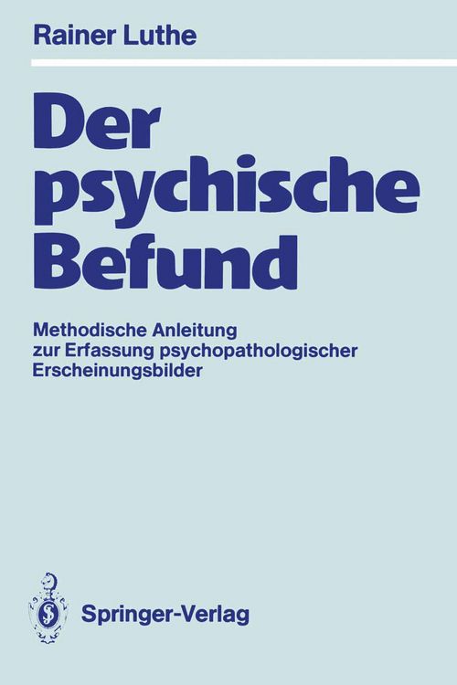 Produktbild: Der psychische Befund