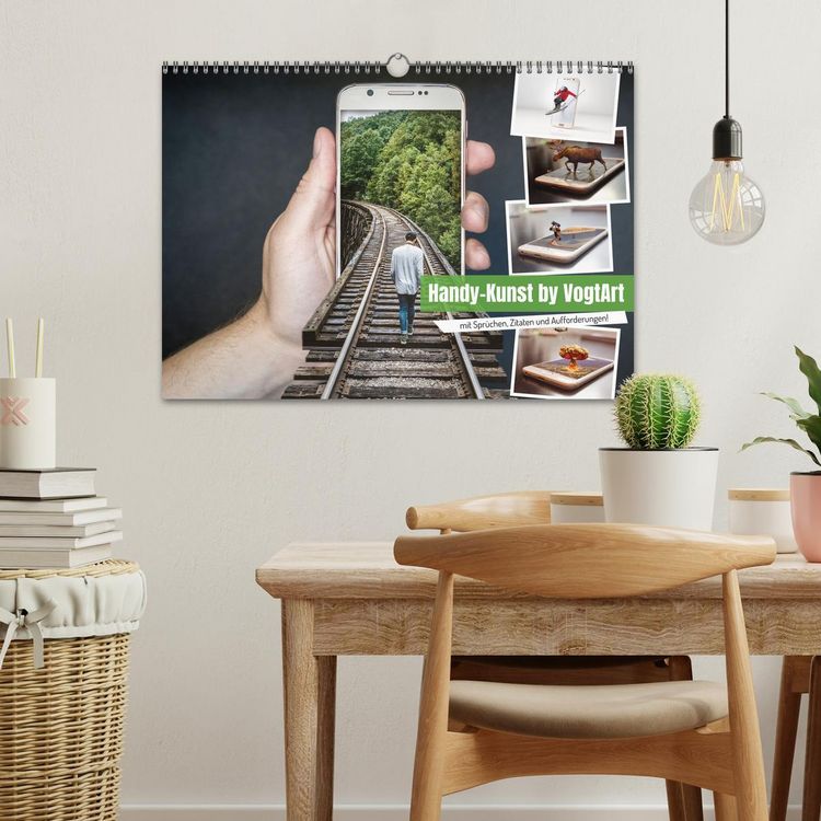 Produktbild: Handy-Kunst by VogtArt (Wandkalender 2026 DIN A3 quer), CALVENDO Monatskalender