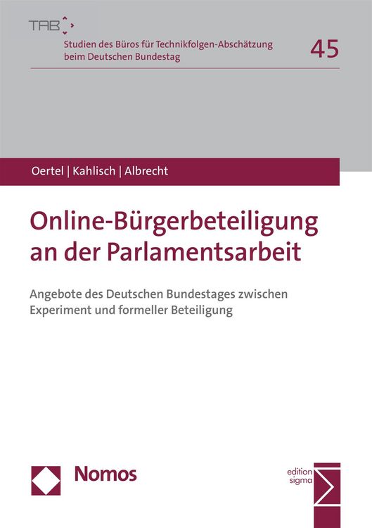 Produktbild: Online-B&uuml;rgerbeteiligung an der Parlamentsarbeit