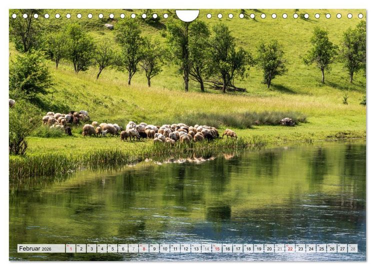 Produktbild: Wasserzauber Bosnien-Herzegowina (Wandkalender 2026 DIN A4 quer), CALVENDO Monatskalender