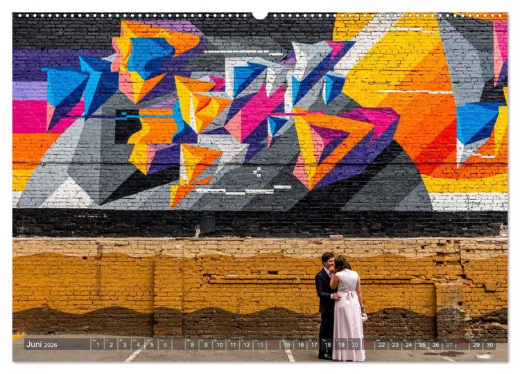 Produktbild: Streetart international (hochwertiger Premium Wandkalender 2026 DIN A2 quer), Kunstdruck in Hochglanz