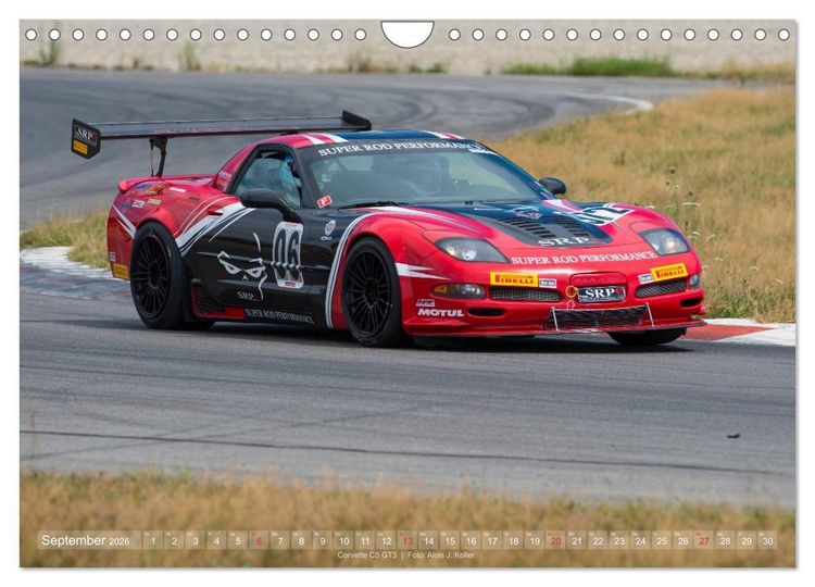 Produktbild: Corvette Racing 2026 (Wandkalender 2026 DIN A4 quer), CALVENDO Monatskalender