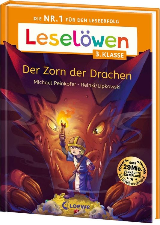 Produktbild: Lesel&ouml;wen 3. Klasse - Der Zorn der Drachen