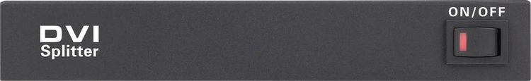 Produktbild: Renkforce 2 Port DVI-Splitter Ultra HD-f&auml;hig 3840 x 2160 Pixel Schwarz