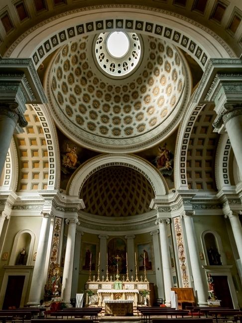Produktbild: CALVENDO Puzzle Castiglione del Lago - Chiesa di Santa Maria Maddalena | 1000 Teile Lege-Gr&ouml;&szlig;e 64x48cm Foto-Puzzle f&uuml;r gl&uuml;ckliche Stunden