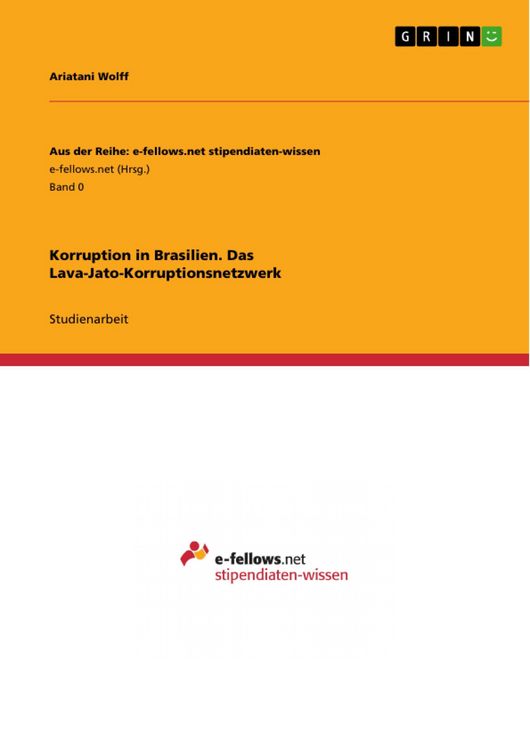 Produktbild: Korruption in Brasilien. Das Lava-Jato-Korruptionsnetzwerk