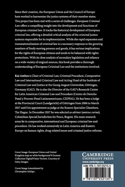 Produktbild: European Criminal Law